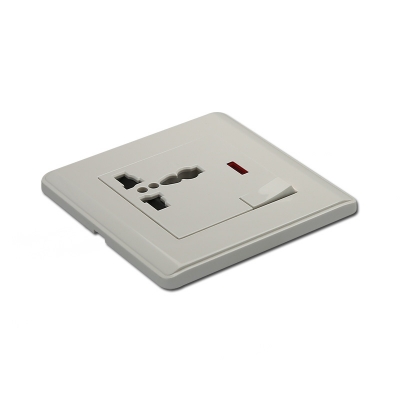 wall plate socket 1gang multi function socket with light socket