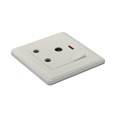 Africa socket 15A 250V with 1 gang switched socket south africa wall socket