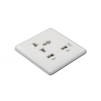 13a uk socket with 2 usb socket wall electrical socket