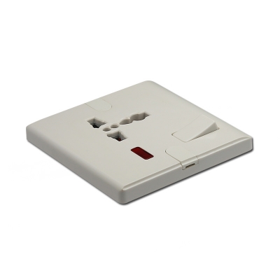 13A 1gang multi function electrical socket with switch and neon bakelite material electrical switch socket
