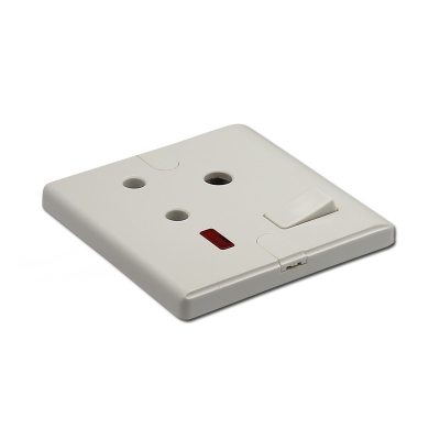 15A socket and gang switch with light electric wall socket