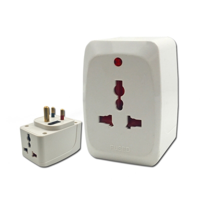 5a multi socket adaptor with light world travel socket