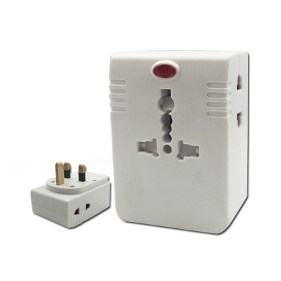 New design 13A multi socket with light and USB charger 2.4A adaptor