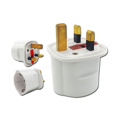 13A eu to uk plug socket travel adaptor