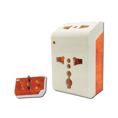 13A multi plug adaptor world travel adaptor