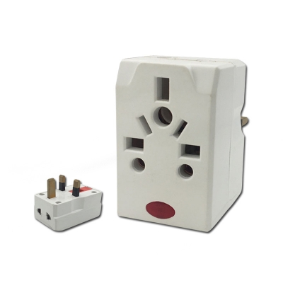 13A multi socket with neon multi adaptor