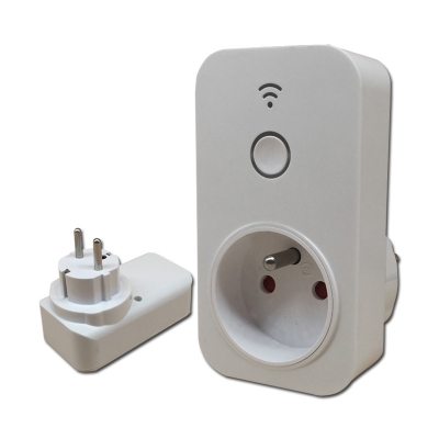 Smart timer socket wifi wall socket with French plug smart wifi socket