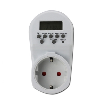 German Plug Digital Weekly Timer socket Countdown Timer