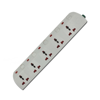 5 way multi function socket with individual switch and neon