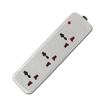 3 way muti socket with main indicator light