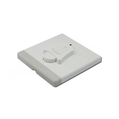 1 gang pc material white color door calling bell wall switch