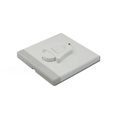 1 gang pc material white color door calling bell wall switch