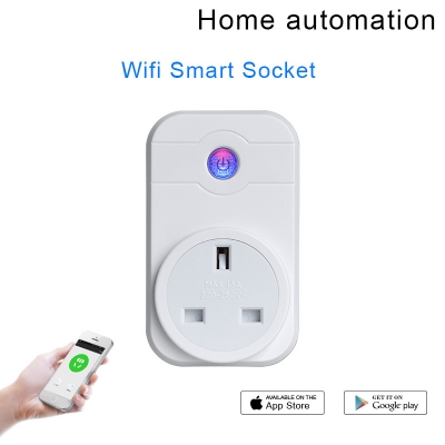 Smart timer socket wifi wall socket with uk plug smart wifi socket