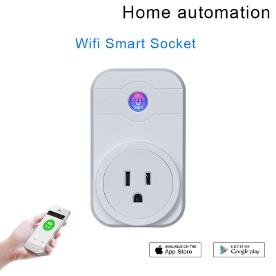 American standard APP control work with Alexa and Google home Wi-fi smart outlet plug socket